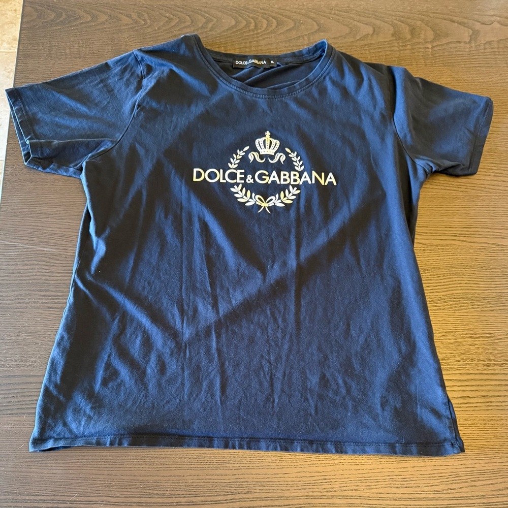 Dolce & Gabbana Navy Blue T-Shirt